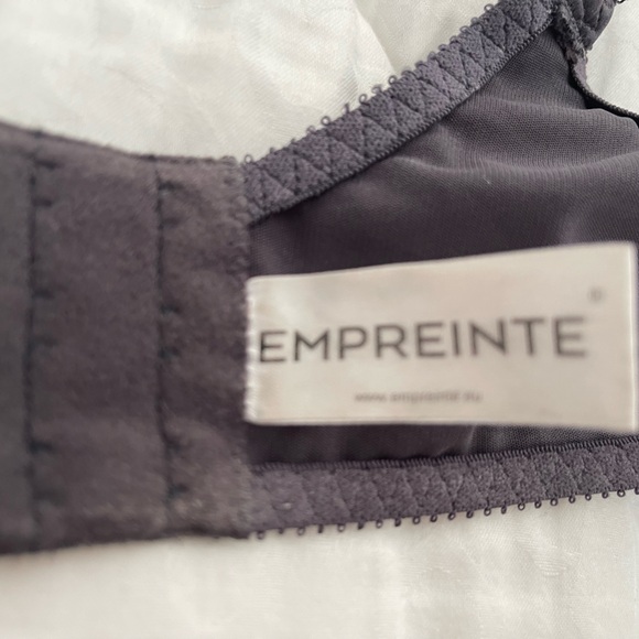 EMPREINTE Dark Purple Textured Bra - Picture 7 of 7